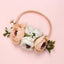 Elegant Floral Headband for Newborns - Soft & Adjustable