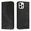 Coque portefeuille flip bleue de luxe pour iPhone 14/13/12/11
