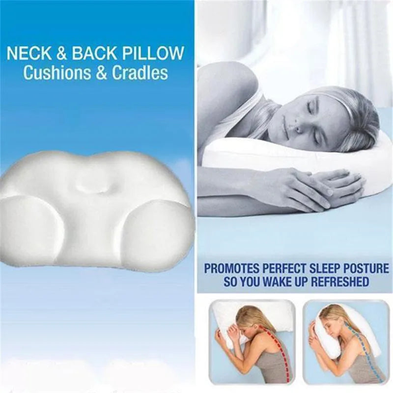 All-round Sleep Pillow Egg Sleeper Memory Foam Soft Orthopedic Neck Pillow Pain Release Butterfly Shaped Pillow - Korvel