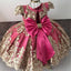 Robe de Princesse de Luxe Fait Main avec Nœud