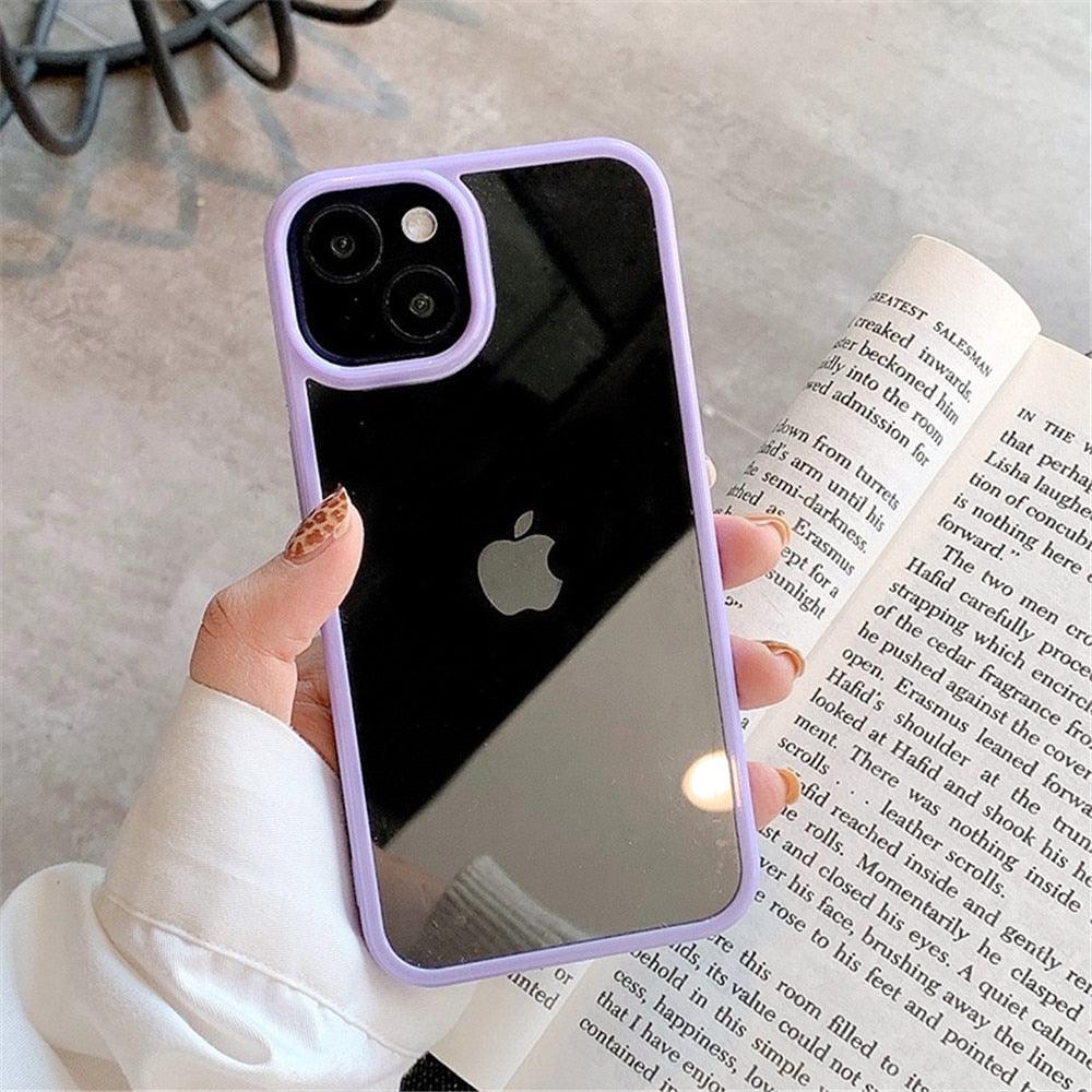 Funda de Bumper de Silicona Premium a Prueba de Golpes para iPhone