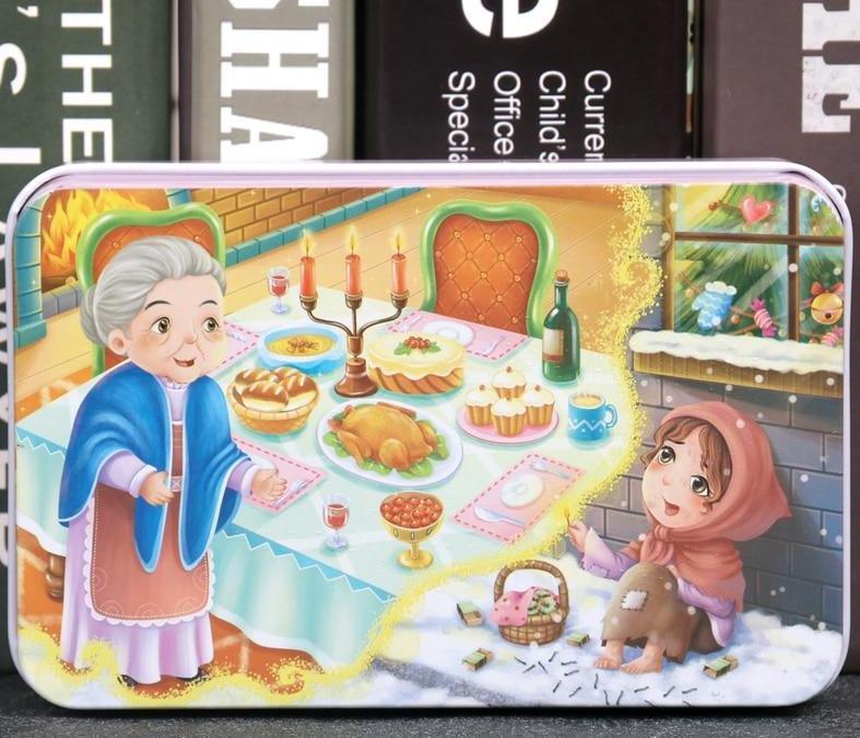 Puzzle en bois cartoon d'animaux de 60 pièces pour enfants