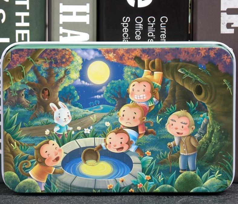 Puzzle en bois cartoon d'animaux de 60 pièces pour enfants