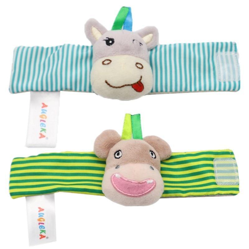 Sonajeros Coloridos para Muñecas y Calcetines para Pies para Infantes