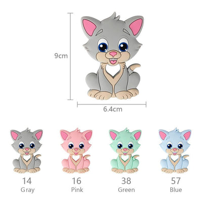 Animal Style Baby Silicone Teether - Food Grade & BPA Free