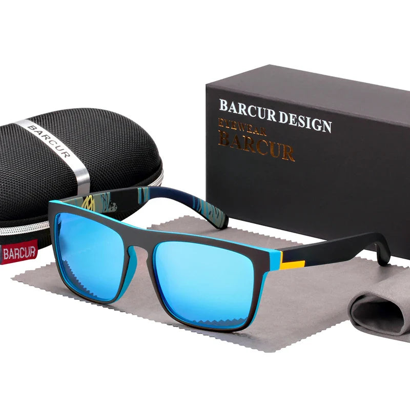 BARCUR Men's Polarized Driving Sunglasses with UV400 Protection