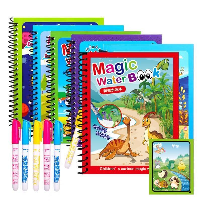 Magical Water Drawing Coloring Book for Kids