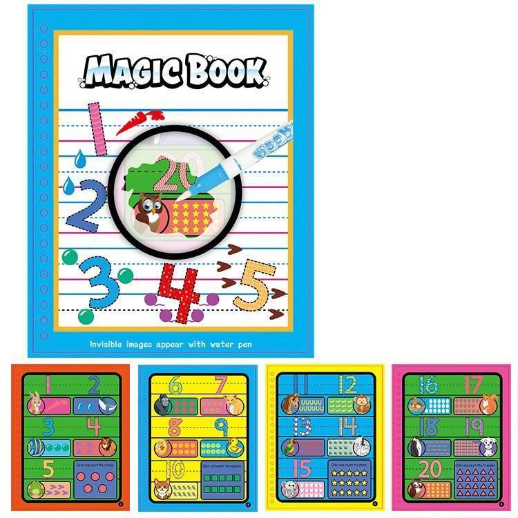 Magical Water Drawing Coloring Book for Kids