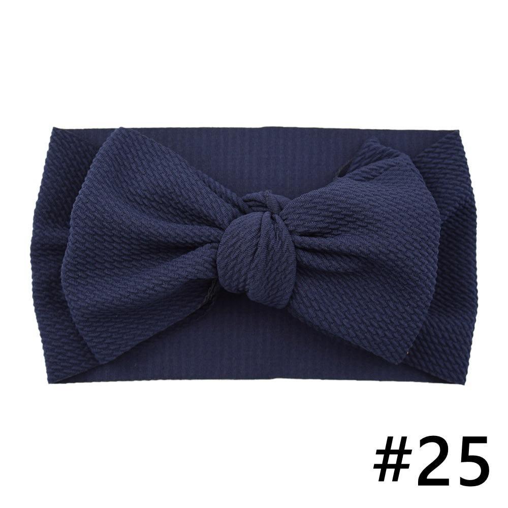 Diadema Grande con Lazo para Niñas - Accesorio de Cabello Ajustable