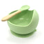 Baby Silicone Tableware Strong Sucker Water Bowl Spoon Set Children Suction Bowl Baby Food Bowl Baby Feeding Tableware - Korvel