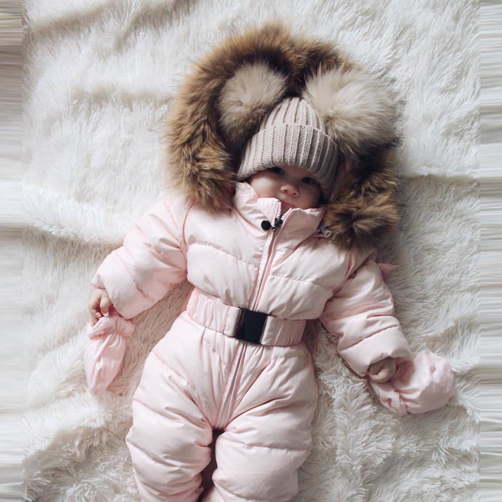Premium Hooded Snowsuit for Infants - Warm & Stylish