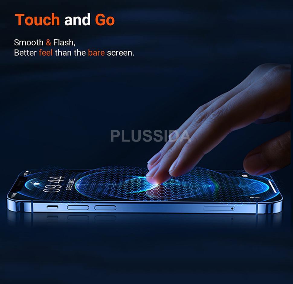 Protecteur d'écran en verre trempé 3D 2PCS pour modèles d'iPhone