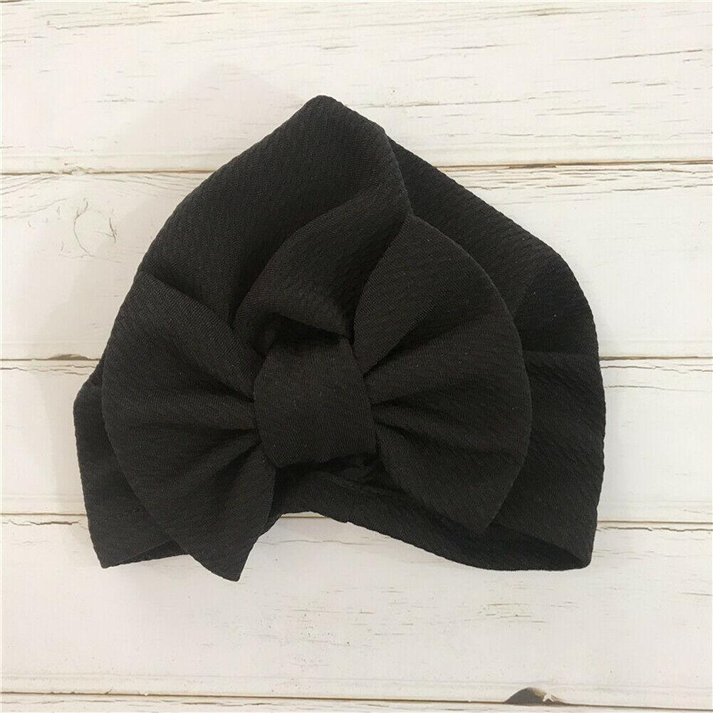 Chapeau en Tricot Élégant pour Filles Bébé avec un Grand Nœud