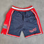 Embroidered Basketball Shorts with Pockets