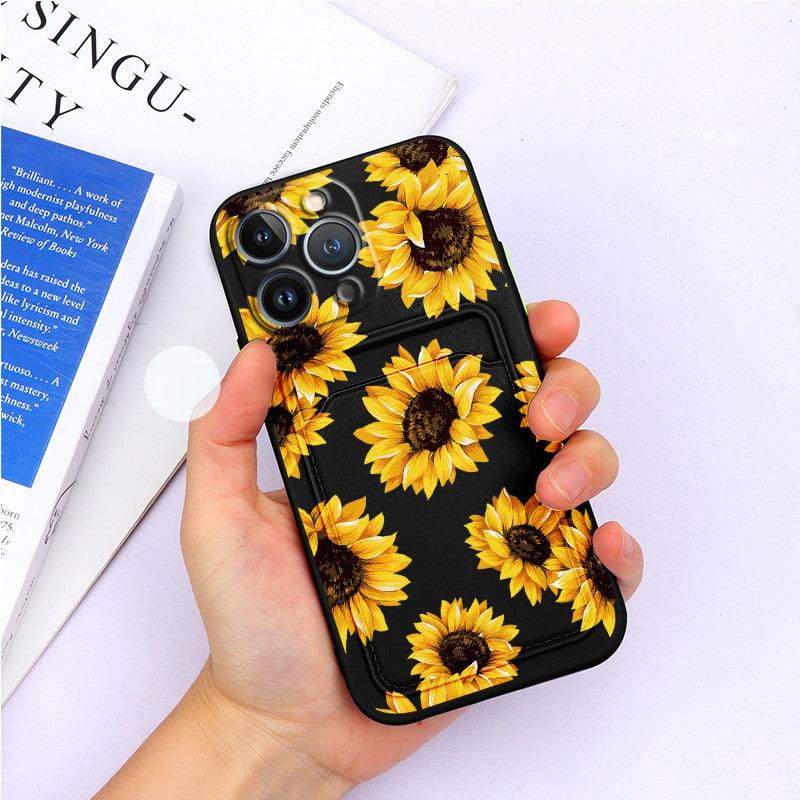 Coque de portefeuille en silicone charmante pour iPhone 13 Pro Max