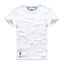 Camiseta Clásica de Algodón para Hombre con Cuello Redondo Sólido