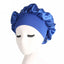 1pc Adjust Solid Satin Bonnet Hair Styling Cap Long Hair Care Women Night Sleep Hat Silk Head Wrap Shower Cap Hair Styling Tools - Korvel