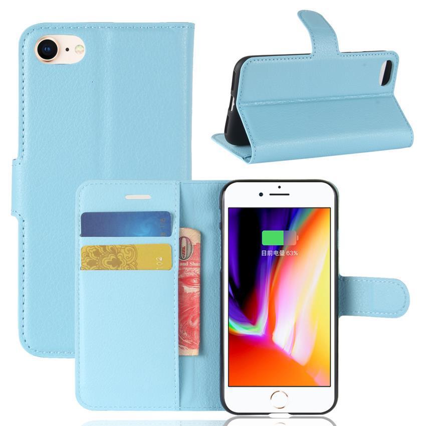 Funda de Cuero Premium con Tapa para iPhone 7/8 Plus