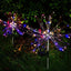 Modern Luxury LED Solar Garden Lamp - Tree Fireworks Design
