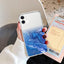 Funda Transparente de Mármol de Lujo para iPhone