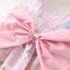 Robe d'été moderne pour bébé fille avec chapeau pour occasions spéciales