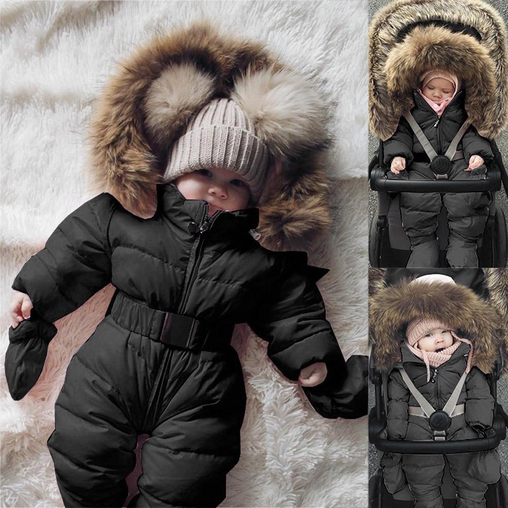 Premium Hooded Snowsuit for Infants - Warm & Stylish