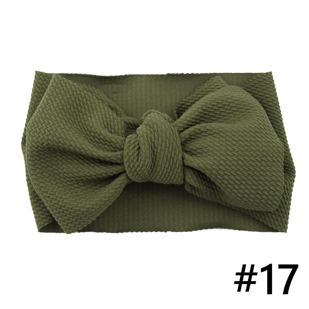 Diadema Grande con Lazo para Niñas - Accesorio de Cabello Ajustable