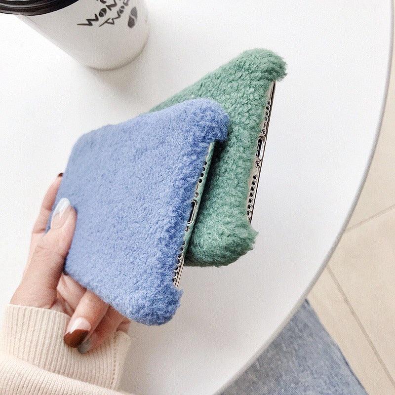 Furry Fluffy Phone Case for iPhone - Stylish Protection