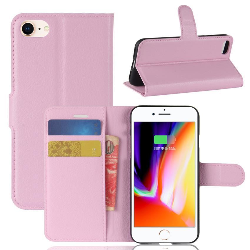 Funda de Cuero Premium con Tapa para iPhone 7/8 Plus
