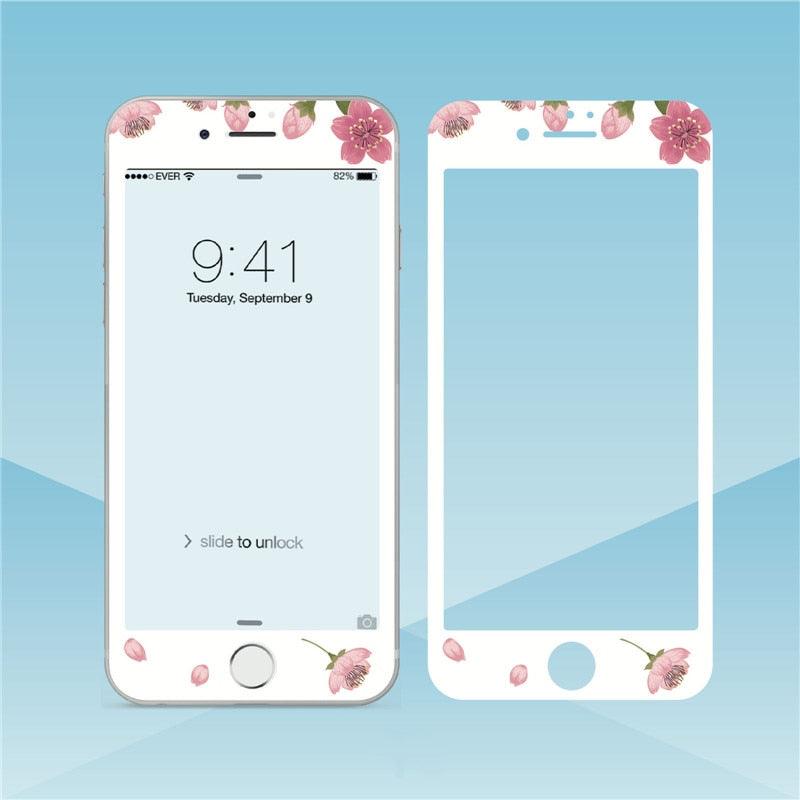 Premium Cartoon Tempered Glass Screen Protector for iPhone