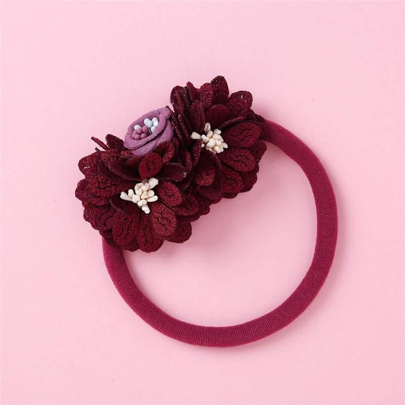 Elegant Handmade Baby Girl Hair Band with Rhinestone Crown - Perfect for Infants - Korvel