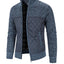Elegant Slim Fit Fleece Jacket for Men