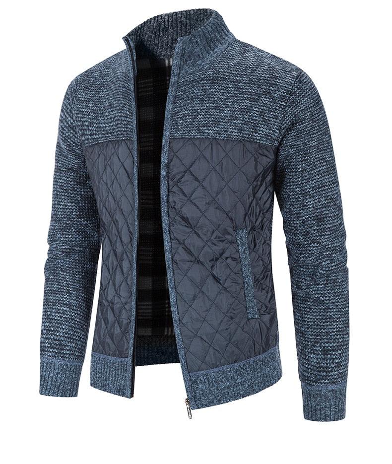 Elegant Slim Fit Fleece Jacket for Men