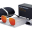Gafas de sol retro clásicas de lujo reflectantes