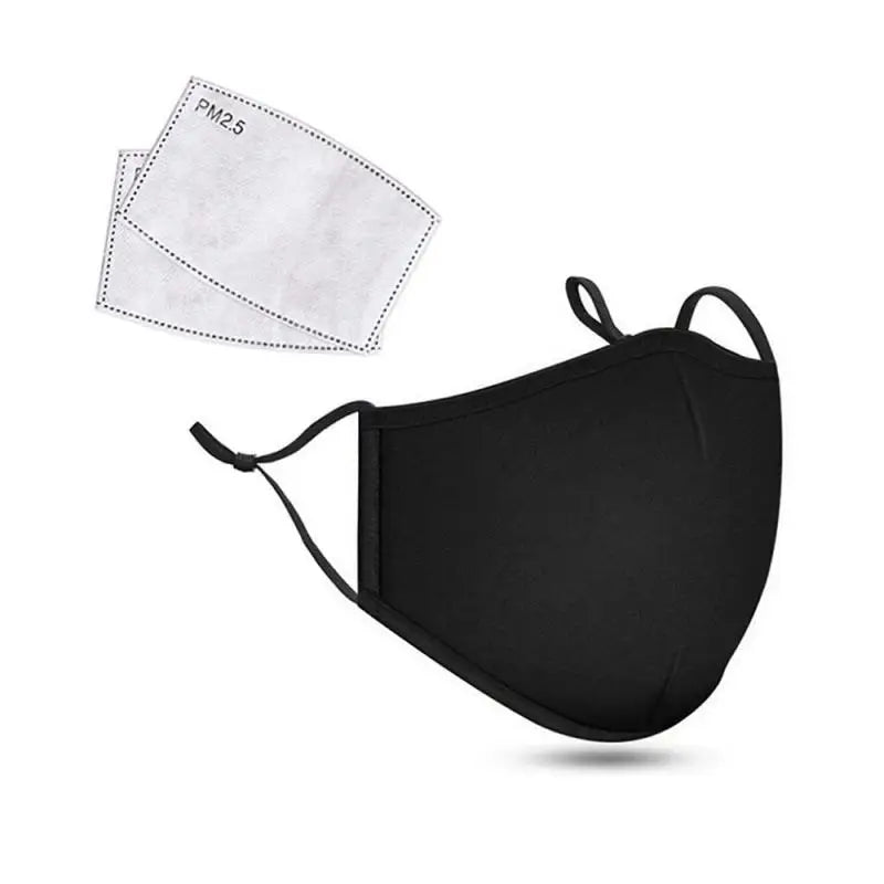 PM2.5 Anti Dust Mask Activated Carbon Filter Masks Windproof Mouth-muffle Proof Flu Face Masks With Filters - Korvel