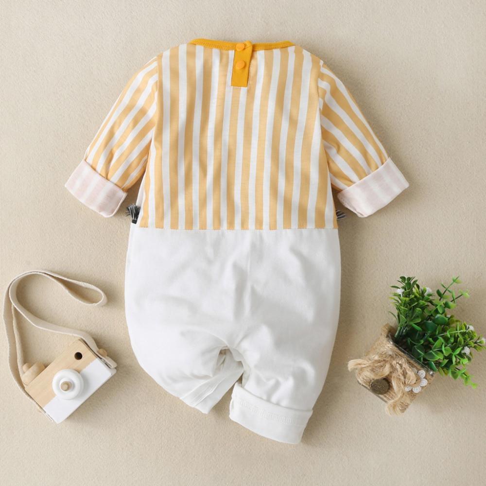 Long Sleeve Cartoon Star Print Romper for Infants