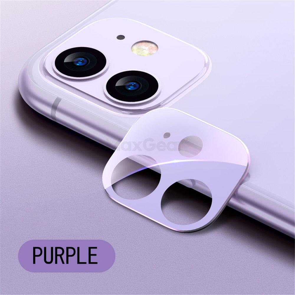 Protector de Lente de Cámara de Vidrio Templado para iPhone 12 y 11 Series