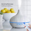 Humidificador de Aire Aroma de 550ml y Difusor de Aceites Esenciales - Grano de Madera