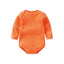 Combinaison Bébé Classique Moderne en Couleur Unie - Jumpsuit à Manches Longues en Coton