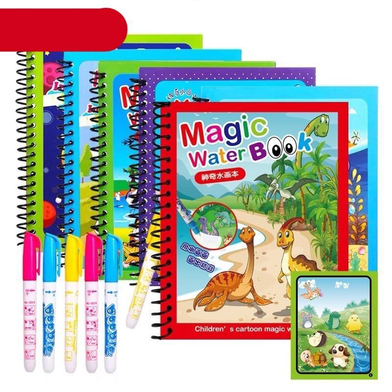 Magical Water Drawing Coloring Book for Kids