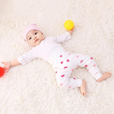 Premium Cotton High Waist Baby Leggings for Newborns