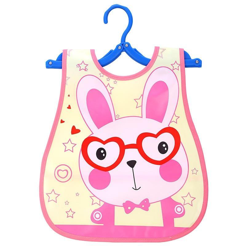 Bavoirs imperméables ajustables à imprimé animal pour enfants