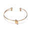Elegant Gold-Color Arrow Knotted Bracelet Set for Women
