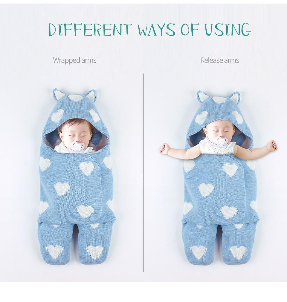 Premium Knitted Baby Sleeping Bags for Winter Comfort