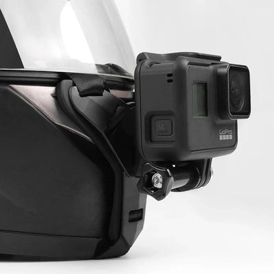 Full Face Helmet Chin Mount Holder for GoPro Hero 8 7 5 SJCAM Motorcycle Helmet Chin Stand Camera Accessories for Go Pro Hero 9 - Korvel