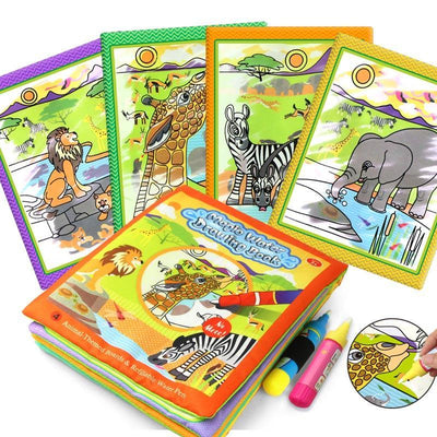 Coolplay Libro de Dibujo Mágico con Agua - Juguete Educativo de Arte