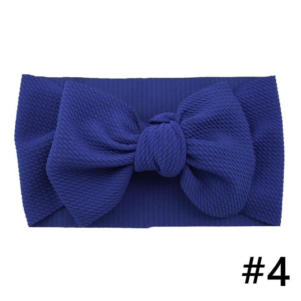 Diadema Grande con Lazo para Niñas - Accesorio de Cabello Ajustable