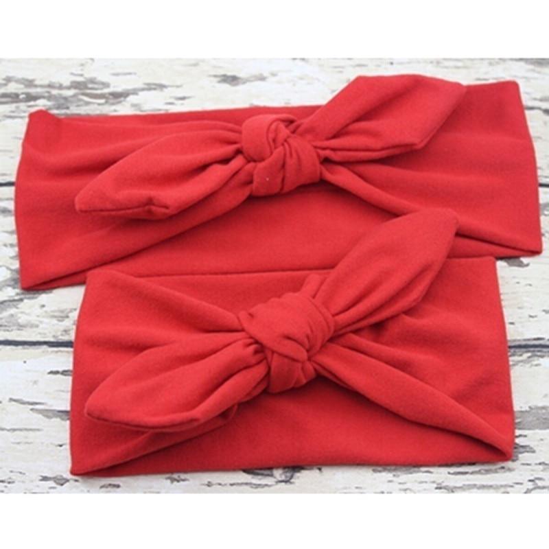 Modern Mother & Daughter Rabbit Ears Bow Hair Bands