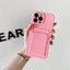 Soft Silicone Wallet Case for iPhone 14/13 Pro Max