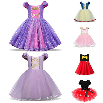 Luxury Purple Princess Dress for Girls - Perfect for Celebrations